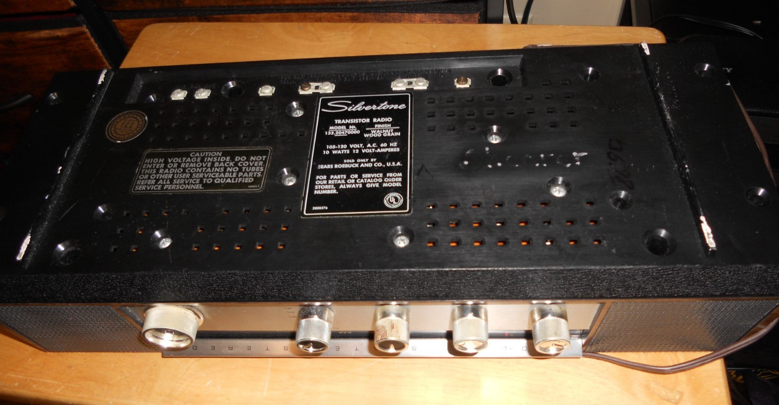 Vintage Sears Silvertone Solid State AM/FM Radio – Transistor…. Tested/Works..