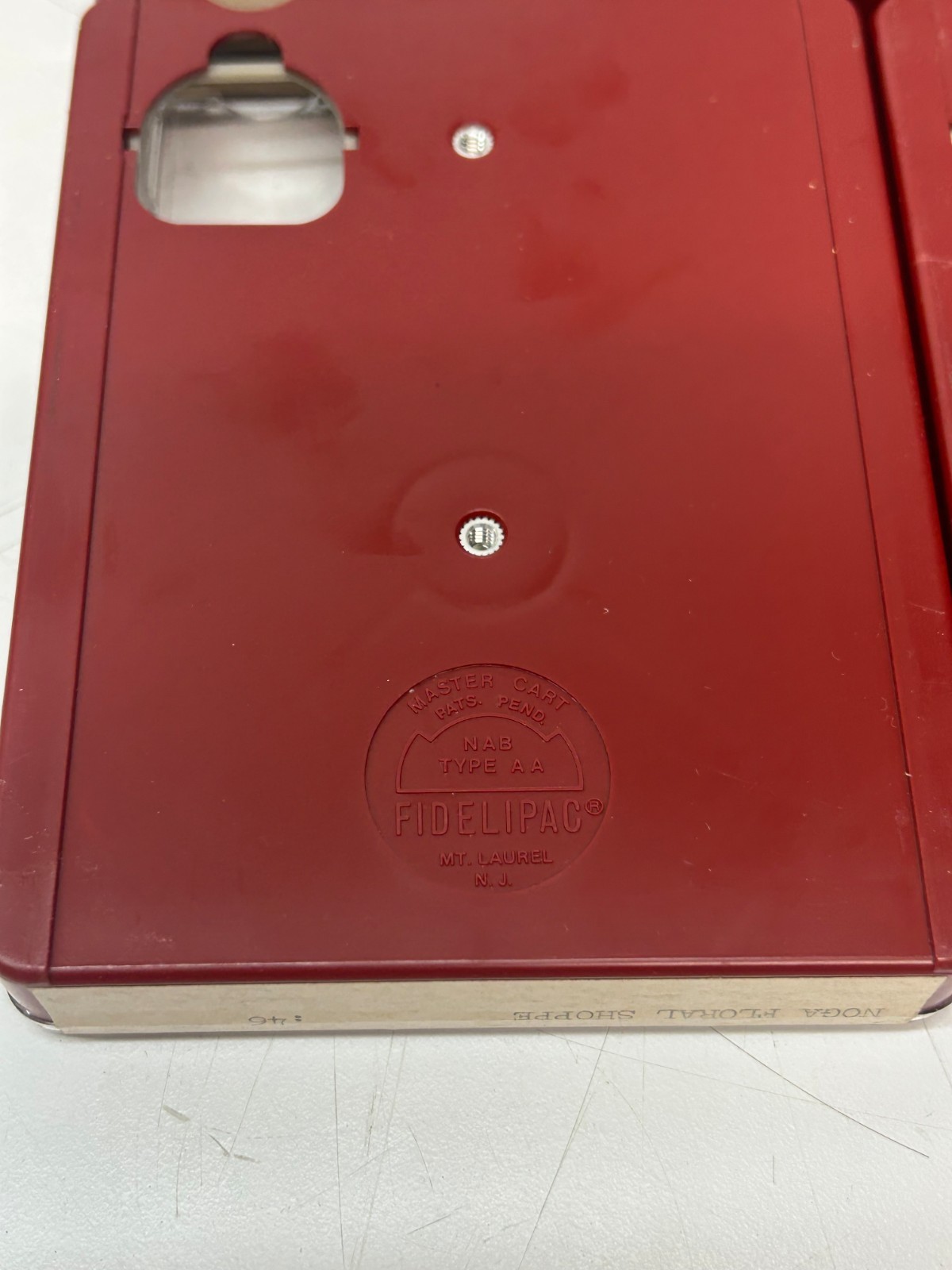 Set 4 Vtg Fidelipac Automatic Audio Tape Cartridges Master Cart Type AA 44′