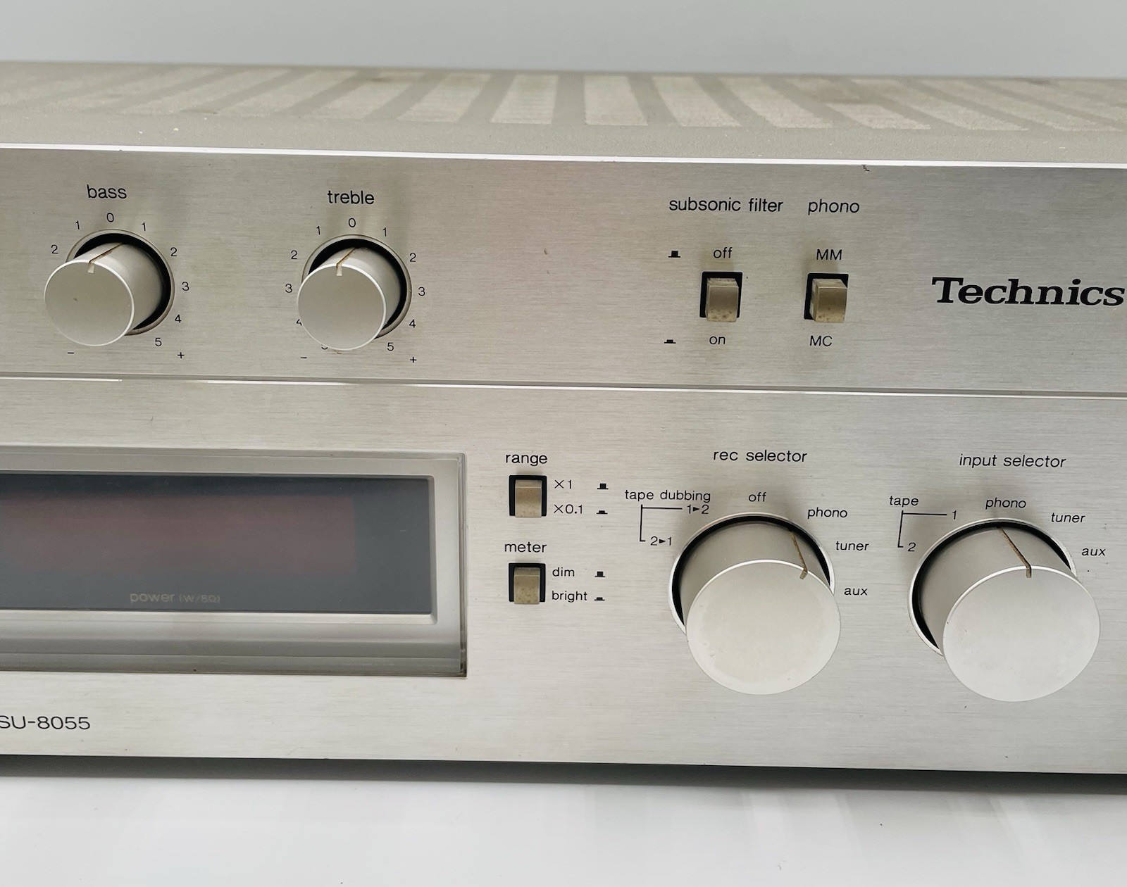 Technics SU-8055 Stereo Integrated DC Amplifier Tested, Working Order- Read