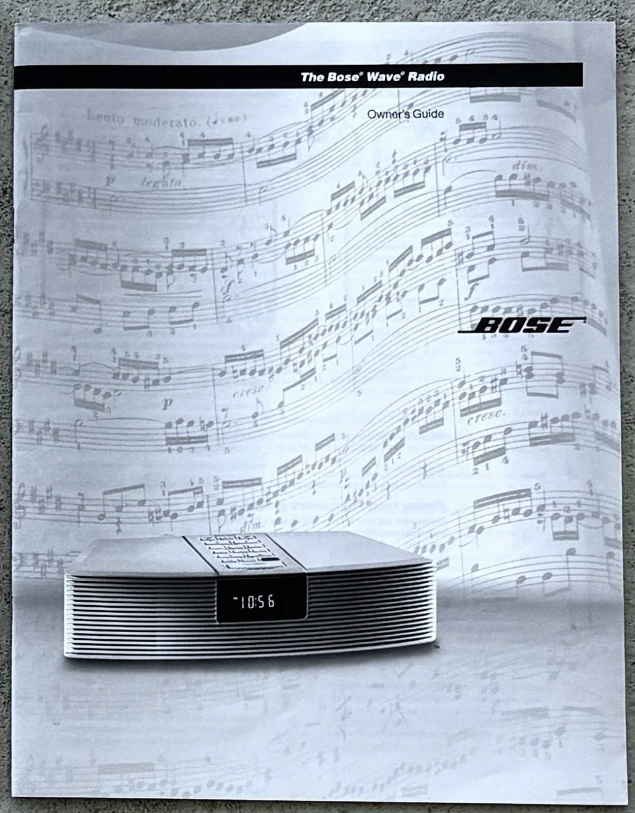 Bose Wave Radio CD 2 – Owners Guide User Manuals Original Instruction Booklets