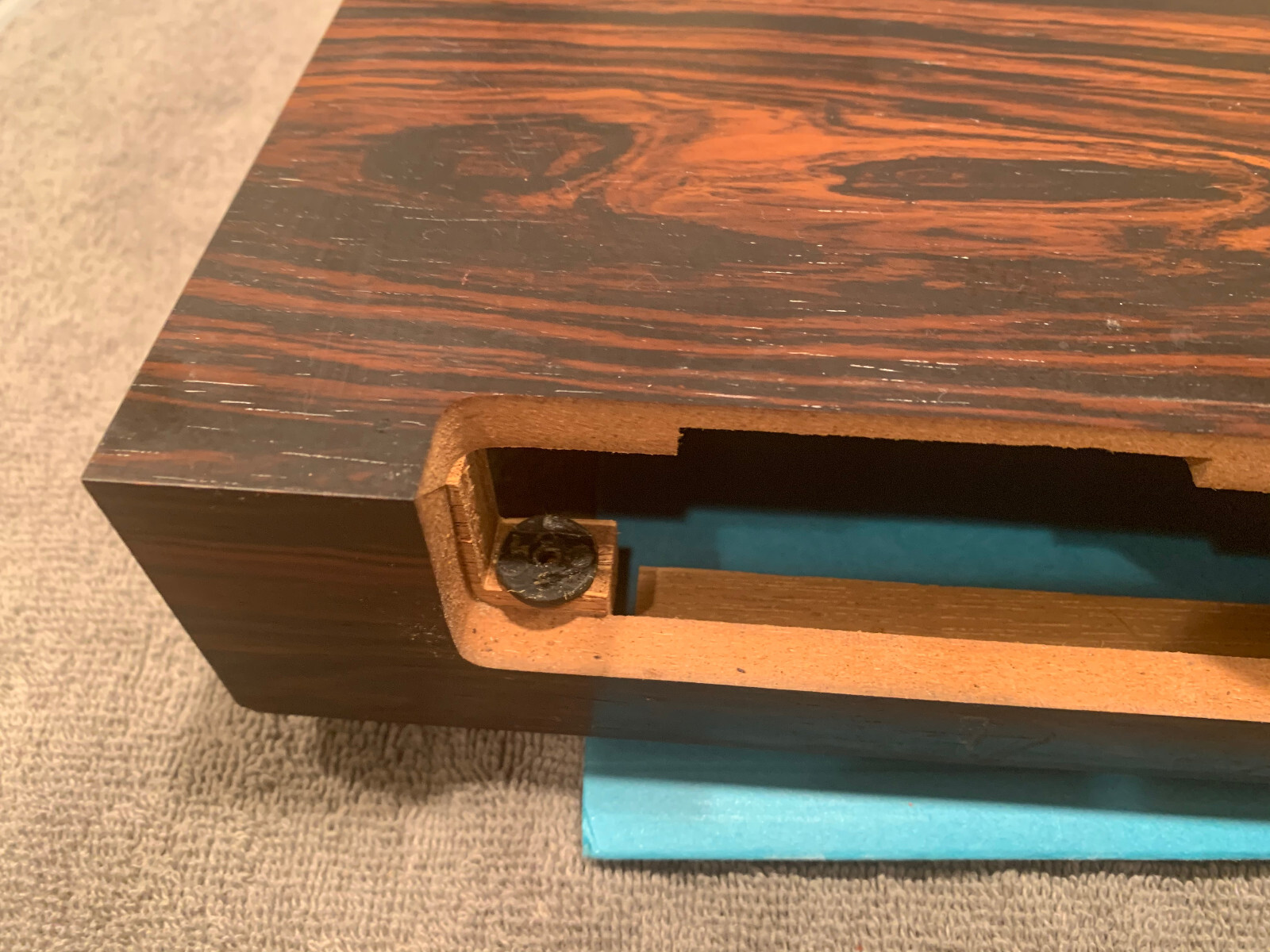 Micro Seiki BL-41 Stereo Turntable Parting Out Plinth + Feet Very Nice Look!