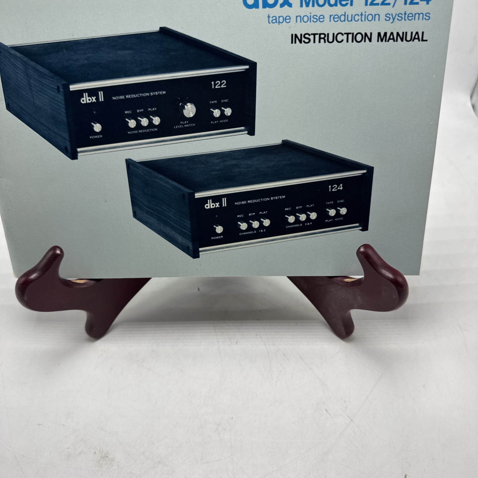 DBX Model 122/124 Tape Noise Reduction Systems Instruction Manual Only