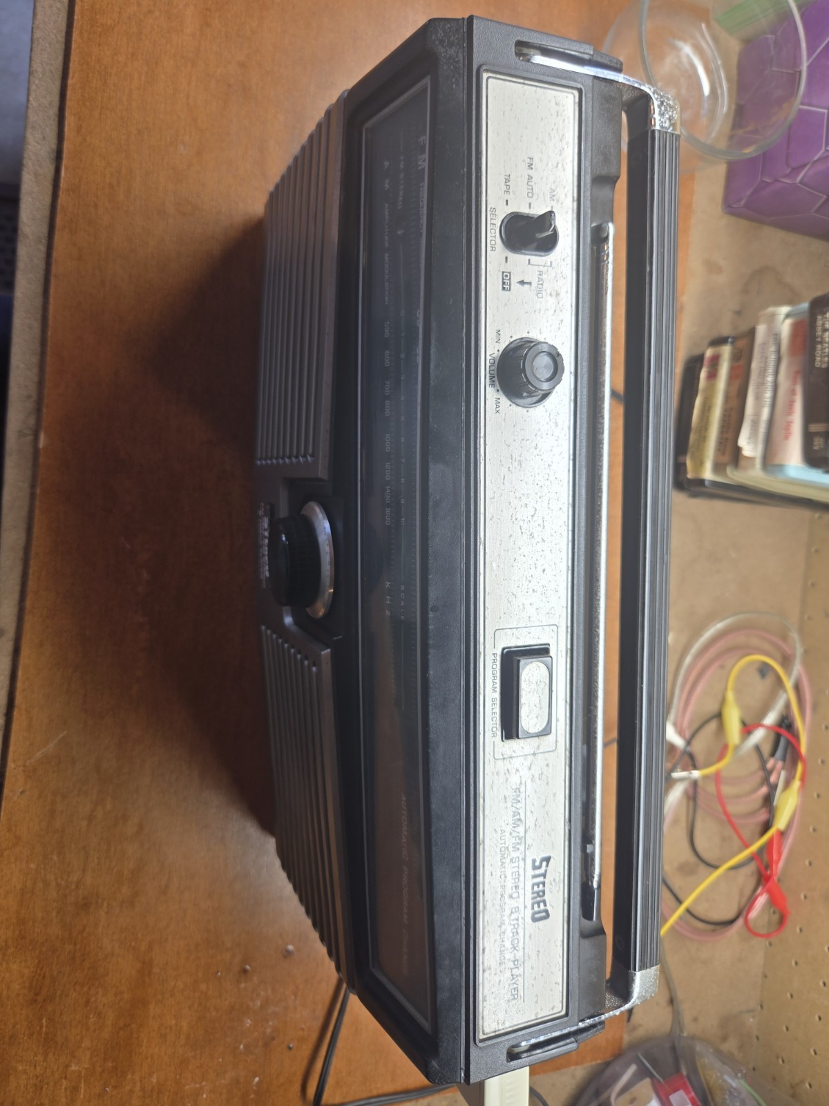 Tested Panasonic AM/FM/8 Track Player RS-836S. Pls See Description. 2 Free Tapes