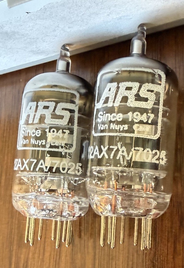 Tesla 12AX7/7025 Matched Pair Audio Tubes Jj/tesla