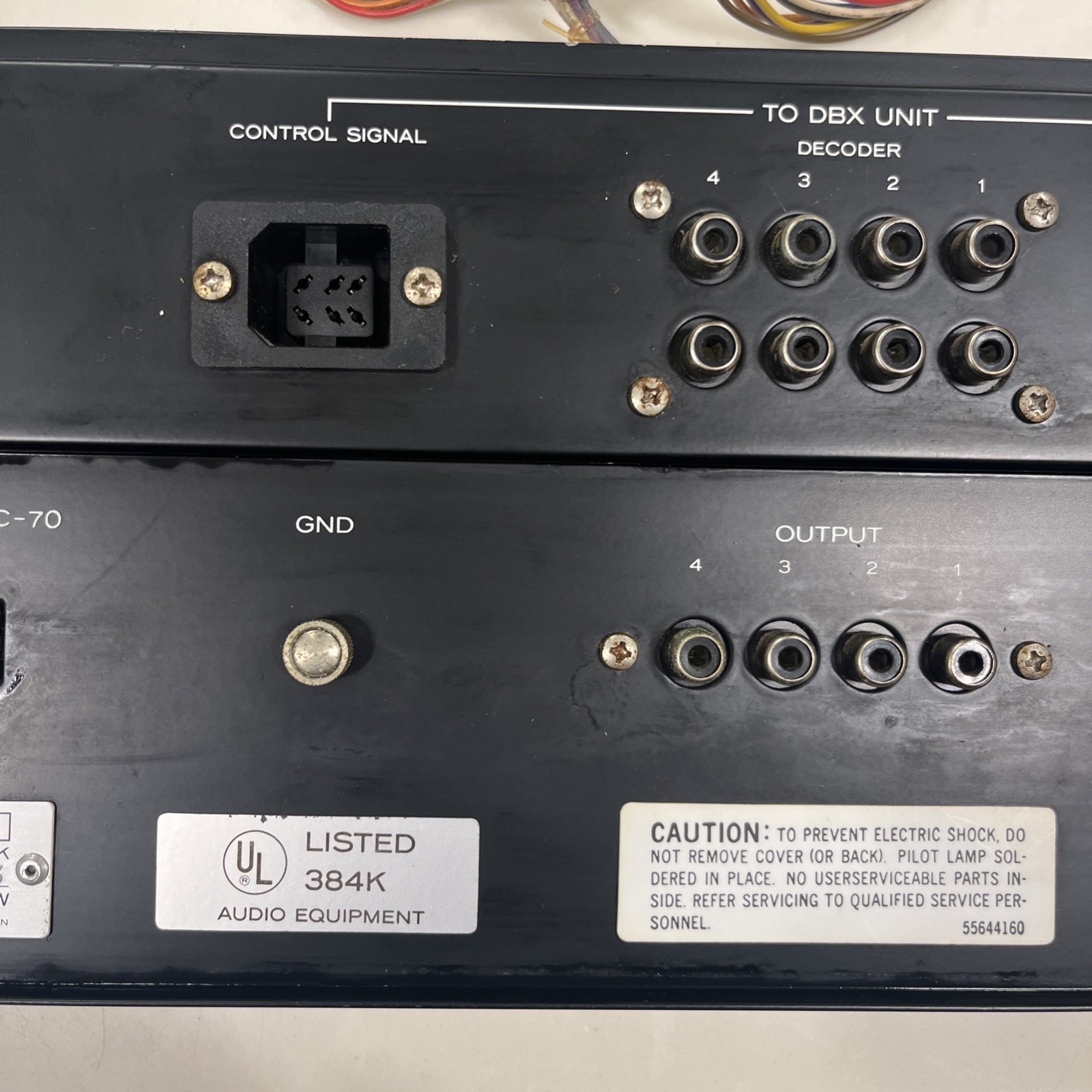 TEAC A-3440 Rear Panel Replacement Reel to Reel