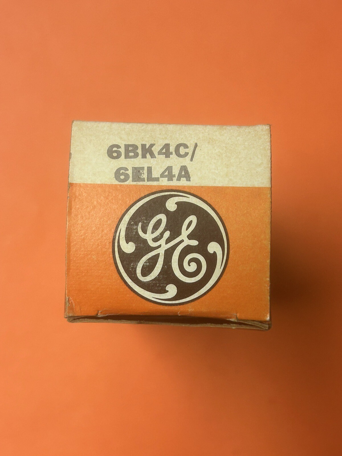 General Electric GE 6BK4C / 6EL4A Radio/Amplifier/TV Vacuum tube w/box