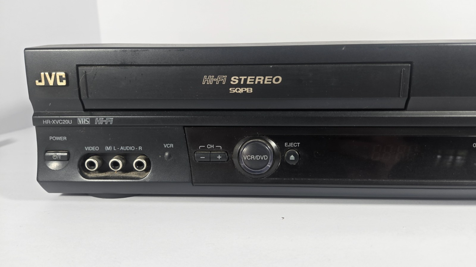 JVC HR-XVC20U DVD VCR Combo Player Hi-Fi Stereo SQPB Tested Component Optical