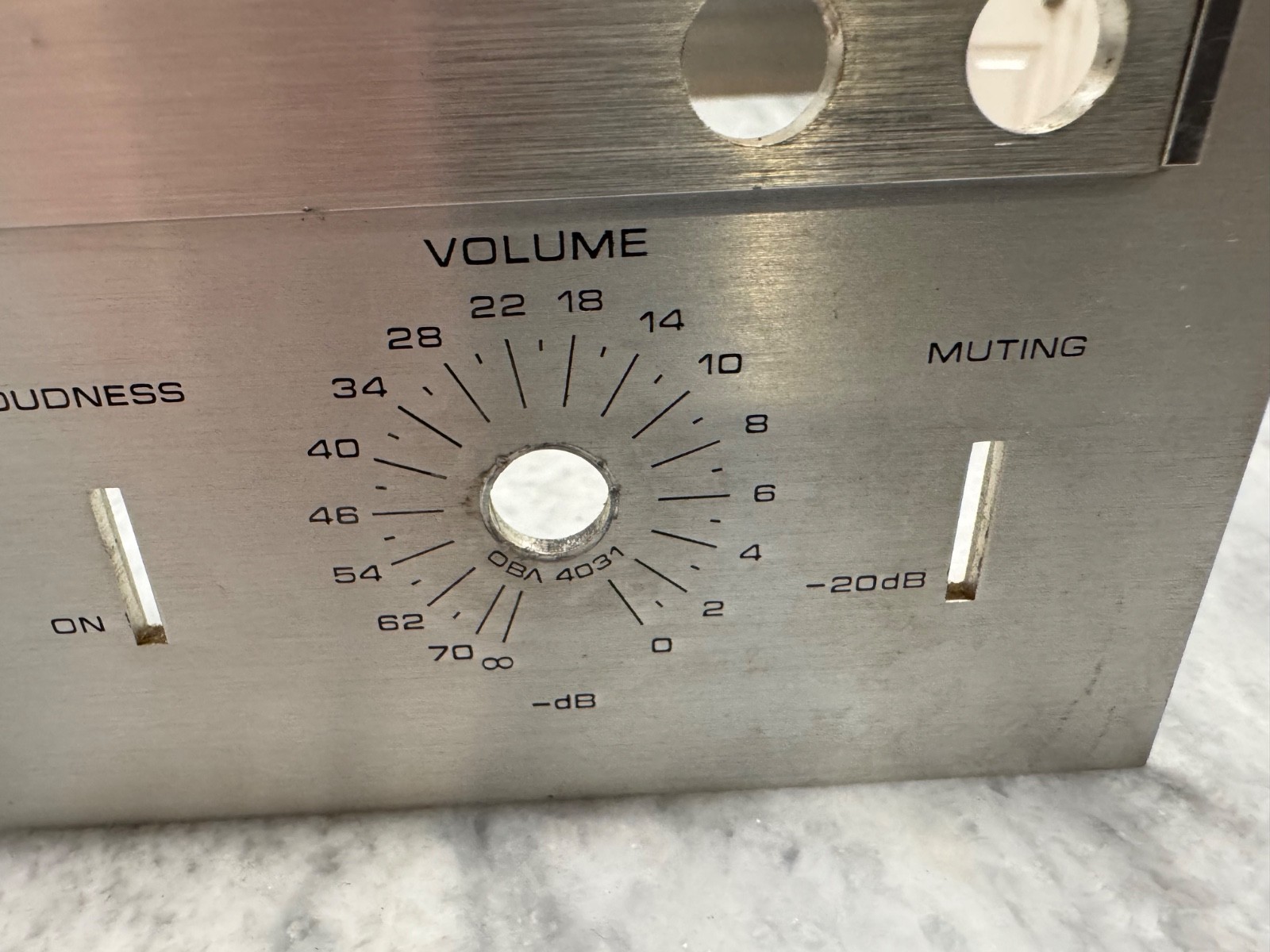 PIONEER SX-1250 PARTS OR REPAIR Faceplate No Glass Bent See Imagines Description