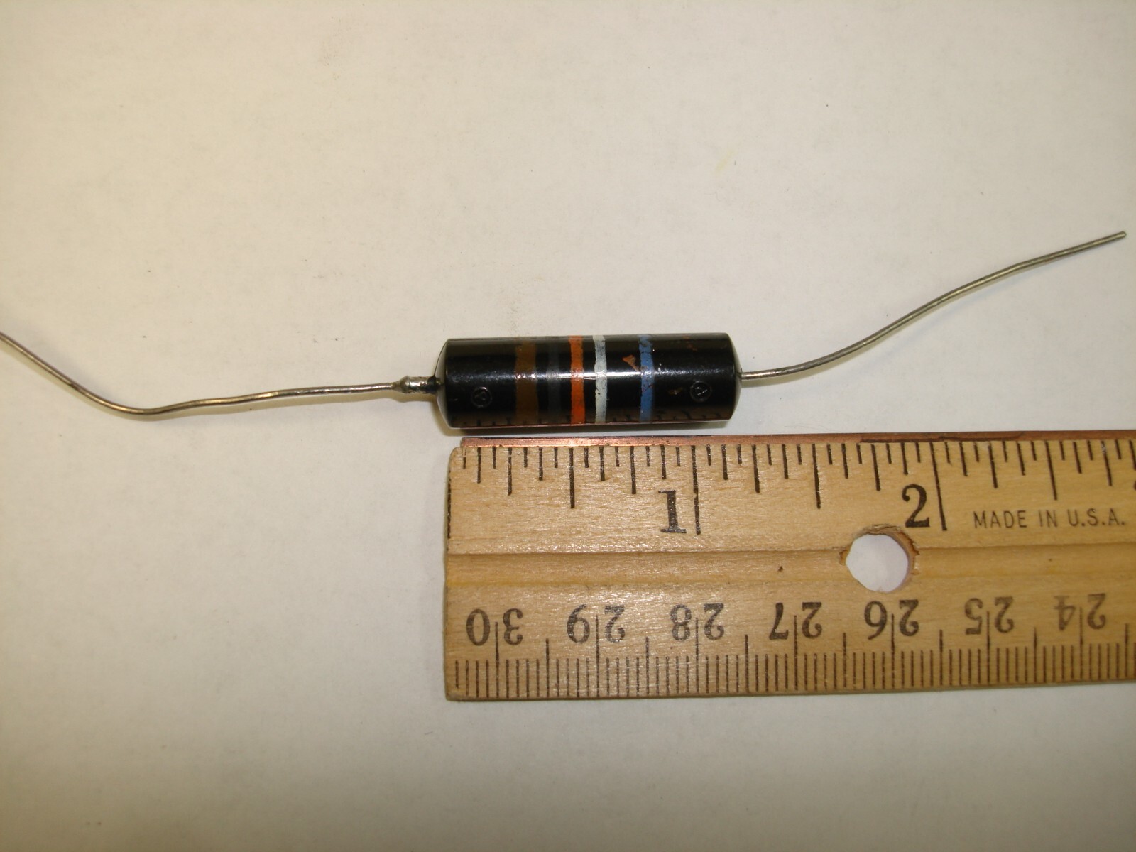 Vintage Sprague Bumble Bee .01 uF 600V PIO Guitar Tone Capacitor NOS