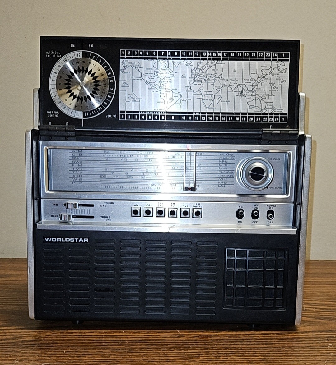 Vintage Worldstar Radio MG-5000A Solid State Multi-Band Receiver As Is Parts .