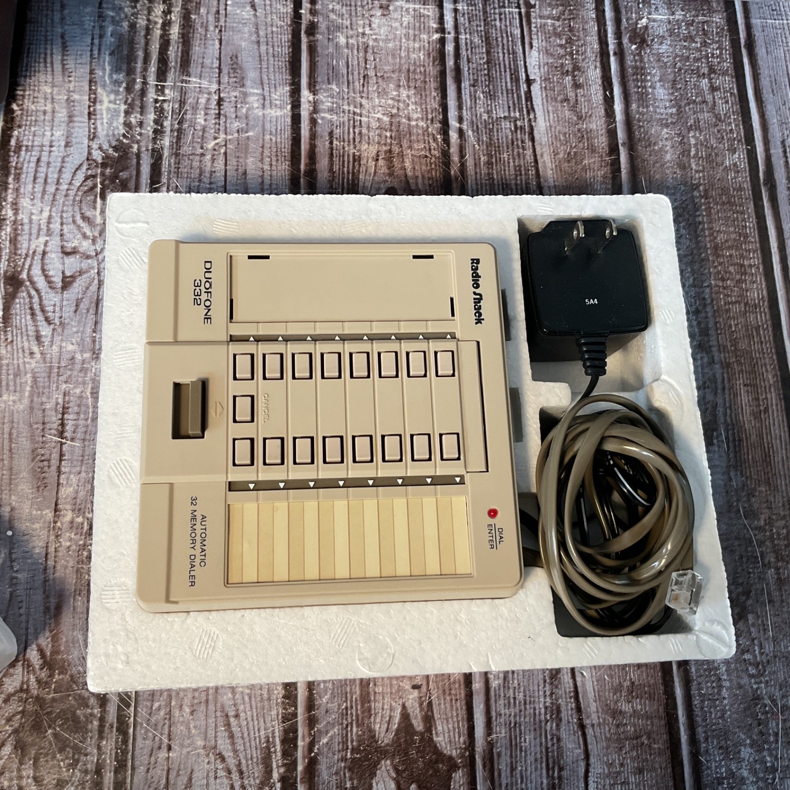 Vintage RadioShack DuoFone 332 Telephone Memory Dialer NOS