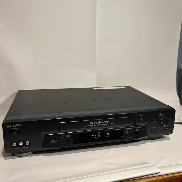 Sony SLV-N71 Hi-Fi Stereo VHS VCR 4 Head Tested Working – No Remote