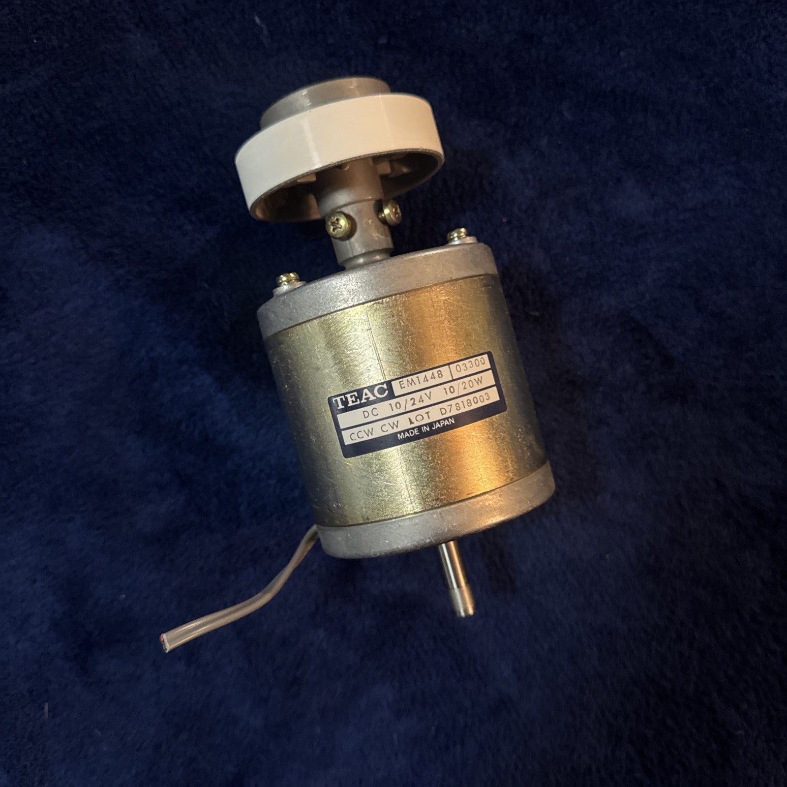 TEAC X-700R Reel To Reel Parts: Motor EM1448 And Spindle