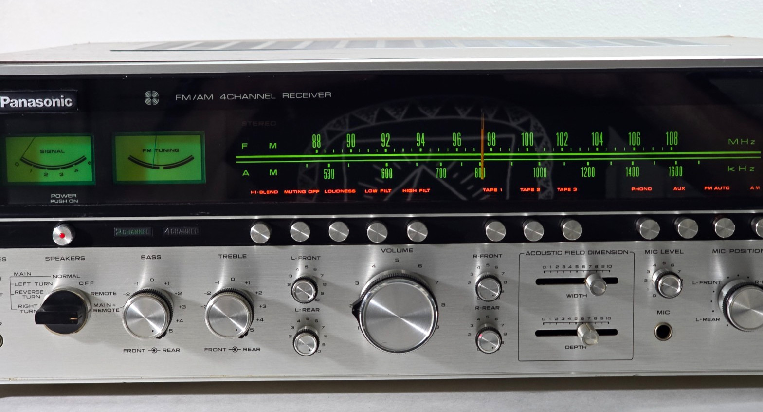 PANASONIC SA-6800X Quadrophonic Receiver 4 Channel AM/FM (Fully Tested/Working)