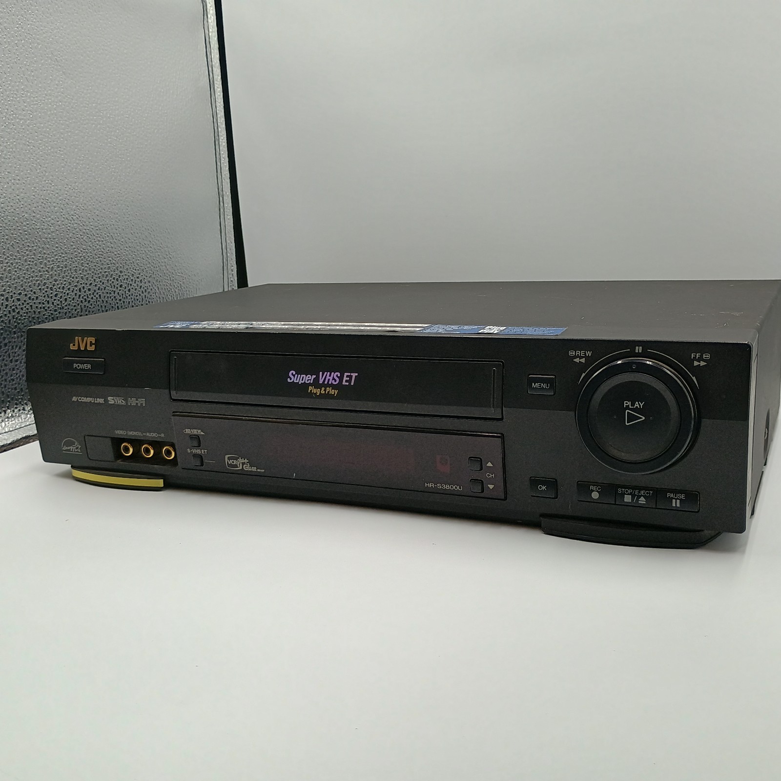 JVC HR-S3800U Super VHS ET Hi-Fi VCR Parts/Repair Load Mechanism Stuck