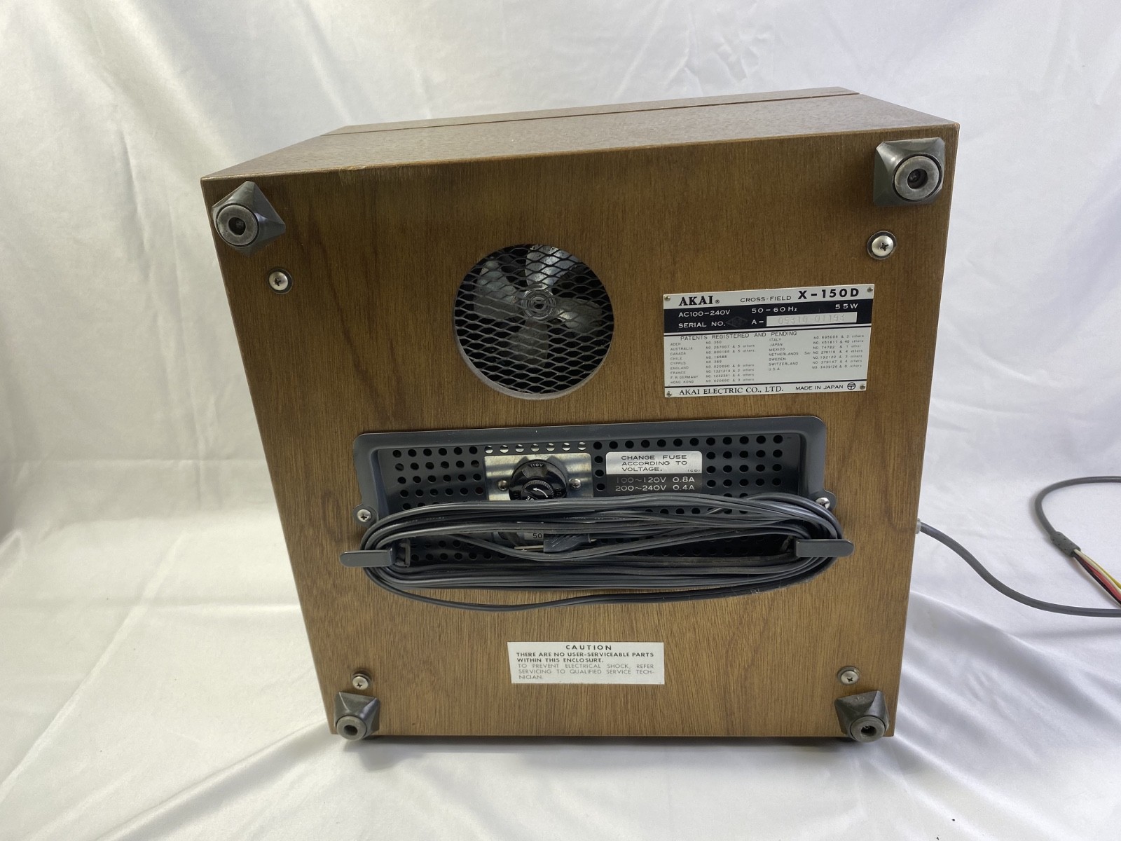 Akai X-150D Cross Field Custom Deck Reel-to-Reel Tape Recorder
