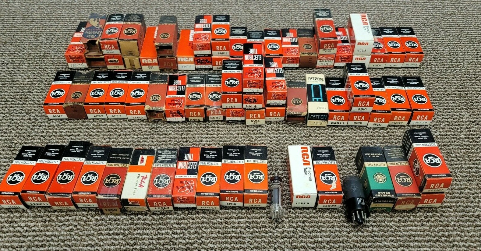 RCA 10FG7A 8B10 6CL3 6BQ6GTB 6k6GT 6W4GT 6SK7 6AR11 Vacuum Radio Audio Tube 71