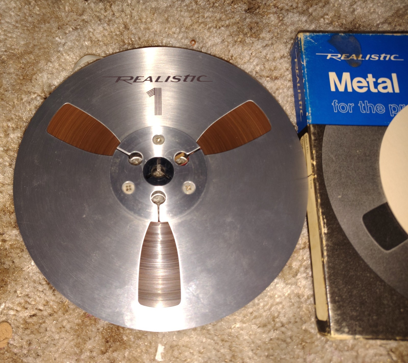Realistic Metal Reel Tape 7″ Reel-to-Reel 44-280 Original Box Vintage Japan