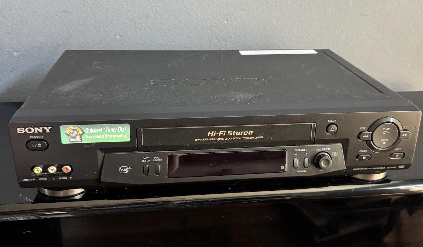 SONY SLV-N71 VCR 4 Head HiFi VHS Video Cassette Recorder Player – CLEAN – WORKS