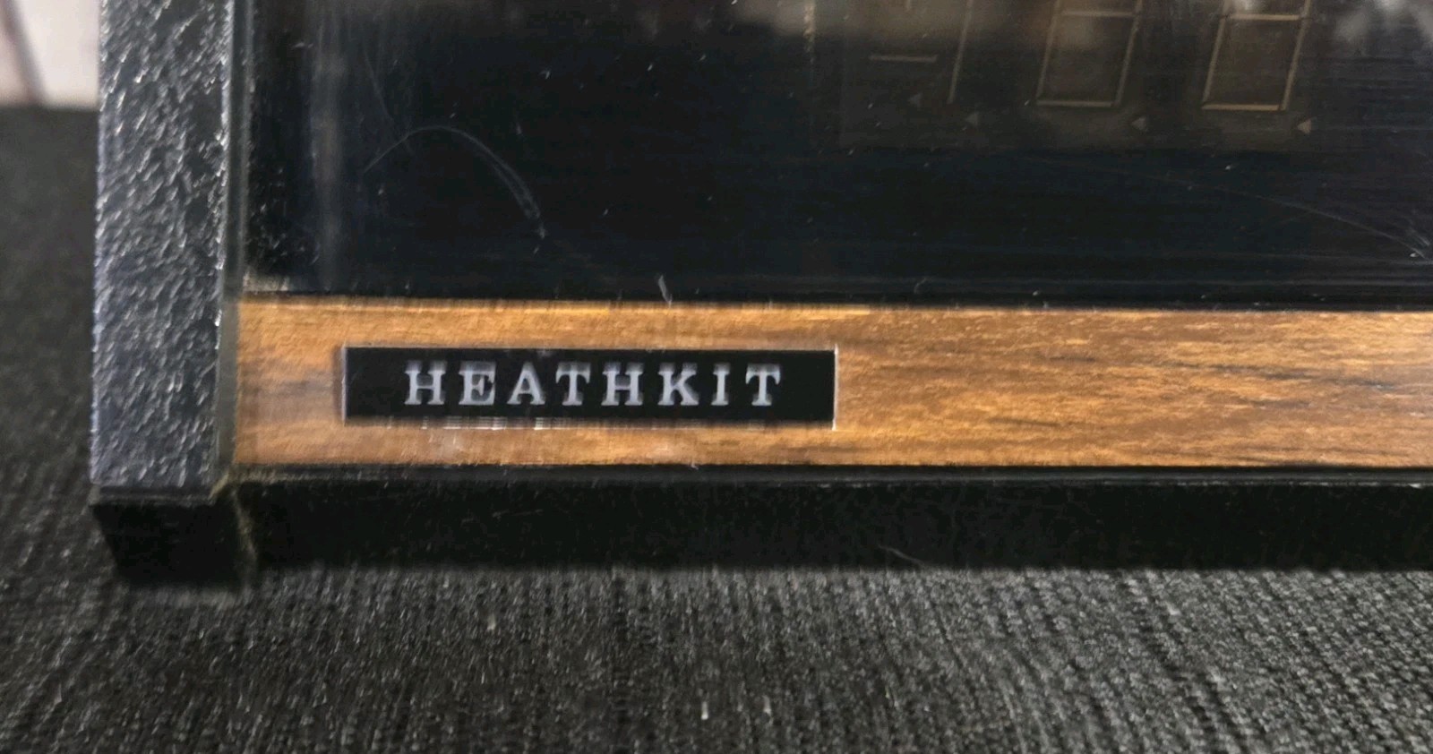 VINTAGE HEATHKIT WOODGRAIN INDOOR/OUTDOOR DIGITAL TEMPERATURE DISPLAY MODEL…
