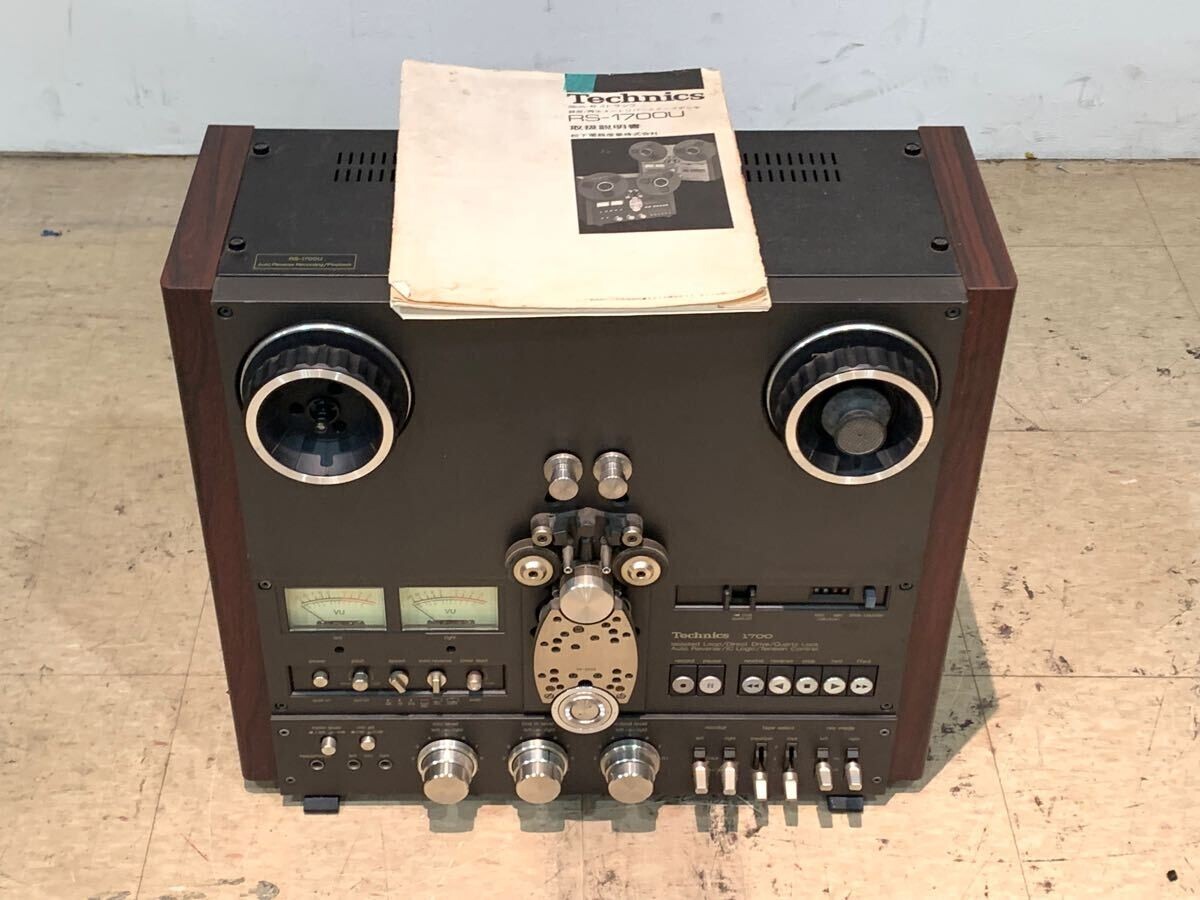 Technics RS-1700U U-38 open 10 inches Open Reel Deck stereotape 1979 4-track