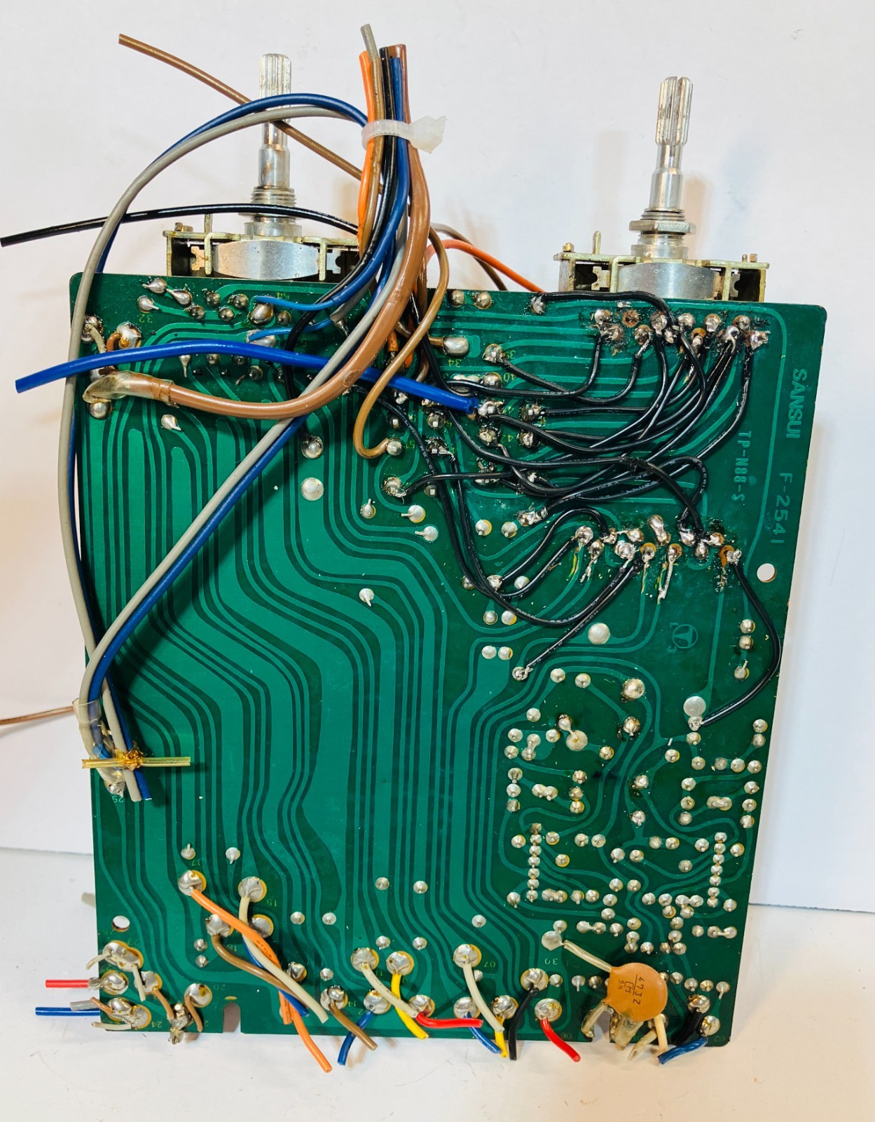 Sansui 8080 Receiver – Parting Out: F-2541 Equalizer Circuit Board