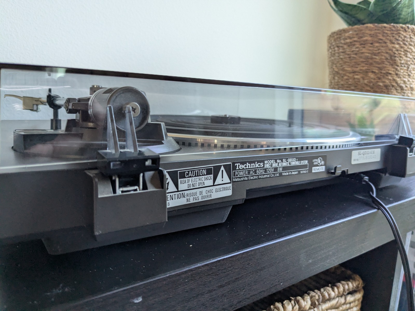 Vintage Technics SL-QD33 Quartz Direct Drive Auto Turntable Record Player Tested