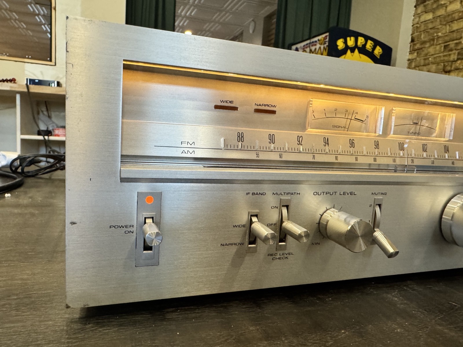 Pioneer TX-9500 II Stereo Tuner Vintage FM/AM Radio Silver Face Spec Series