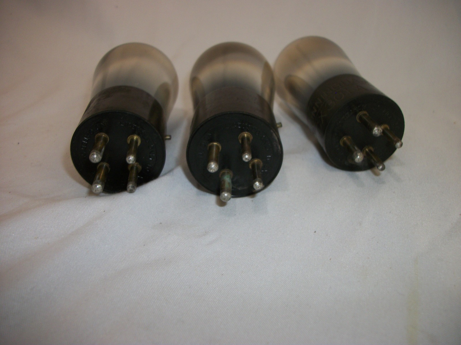 (3) CX-301-A Cunningham Vacuum Tubes – Good filaments – Free shipping in USA