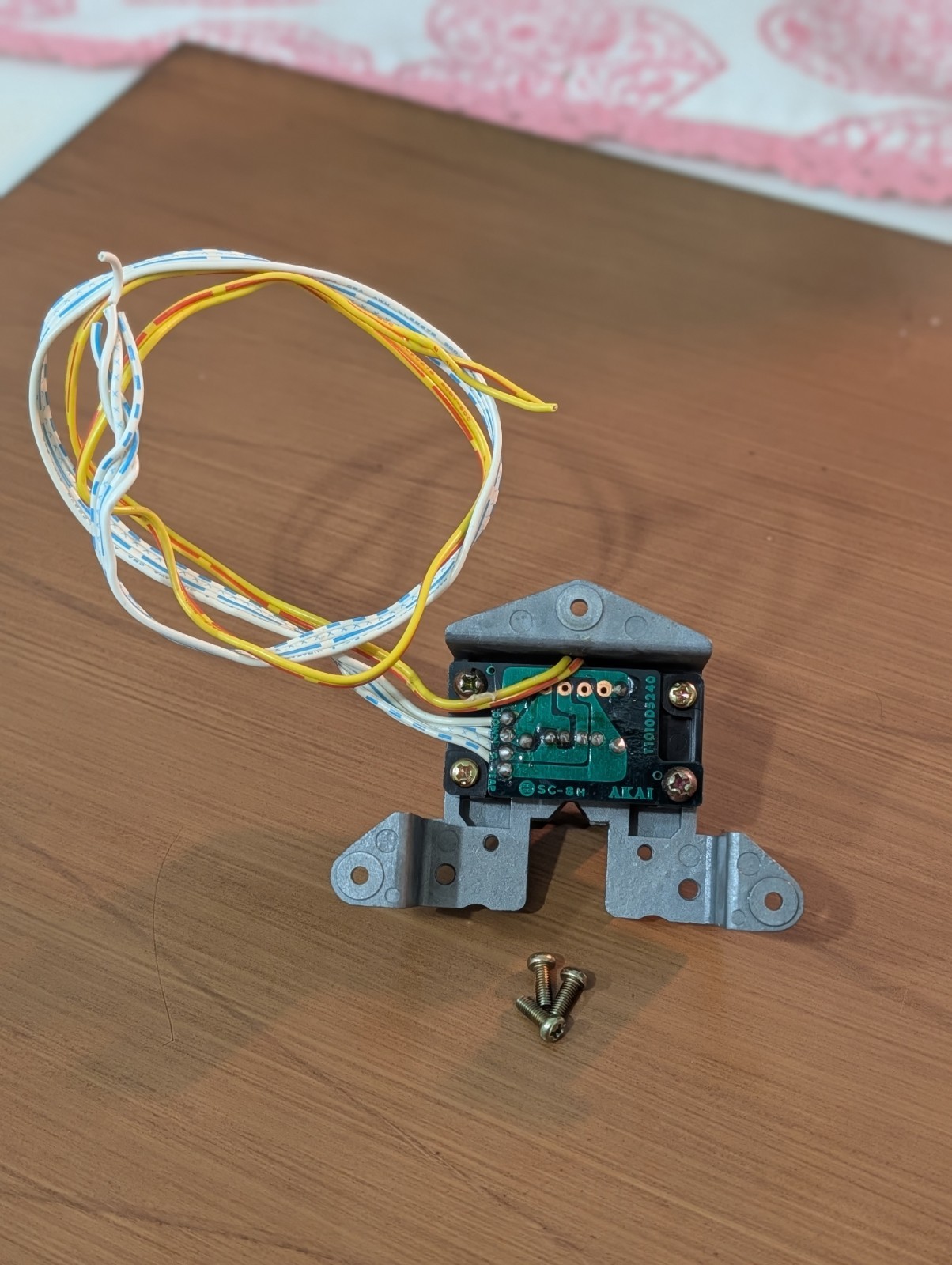 Akai GX 77 Reel to Reel OEM Block Sensor Assembly with Screws