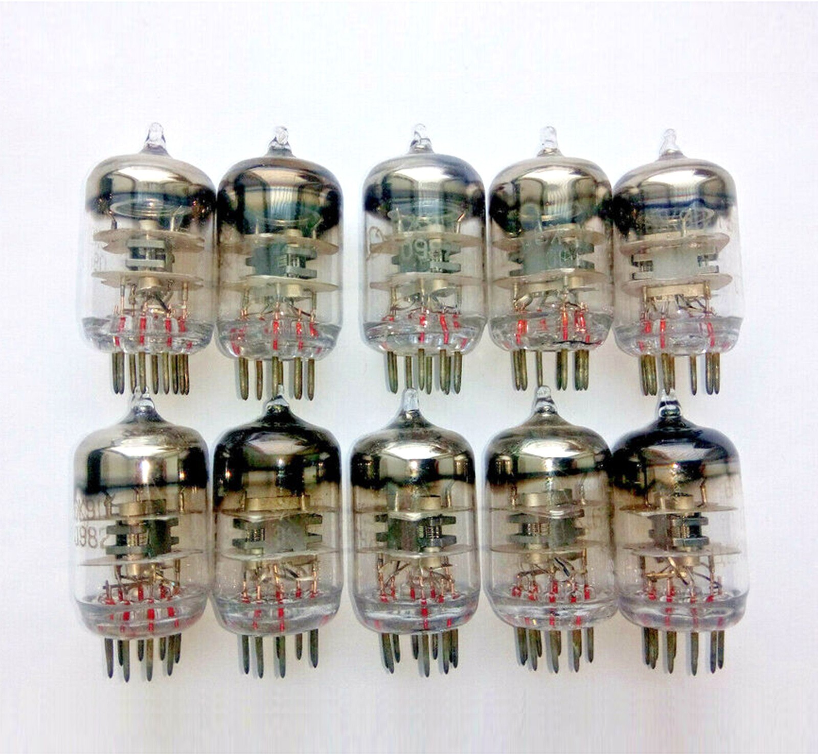 10pcs 6J9P = E180F E186F EF861 6688 HF Pentode Tube Soviet New Old Stock