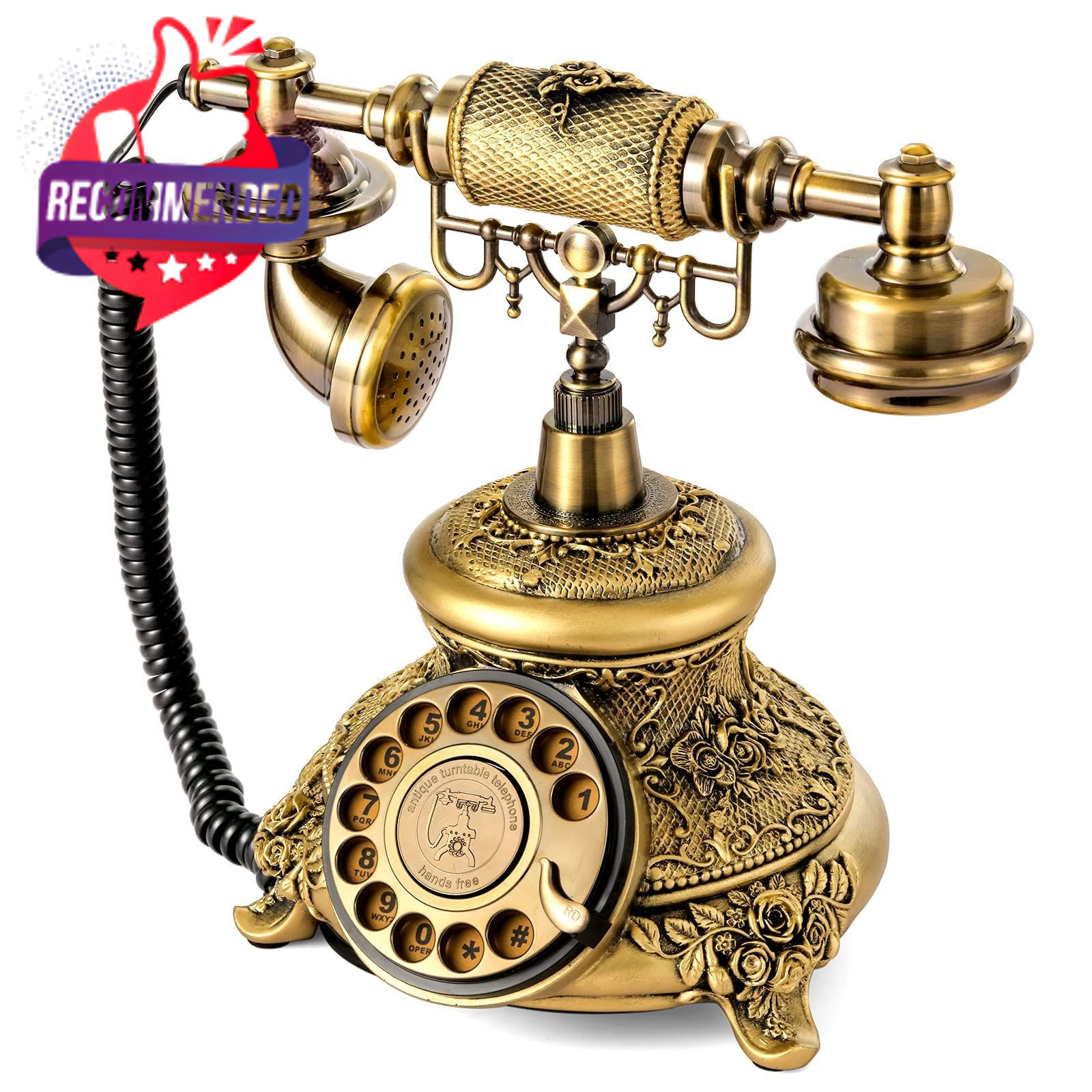 Vintage Phone Retro Rotary Dial Phones Landline Telephone Old Fashion Antique
