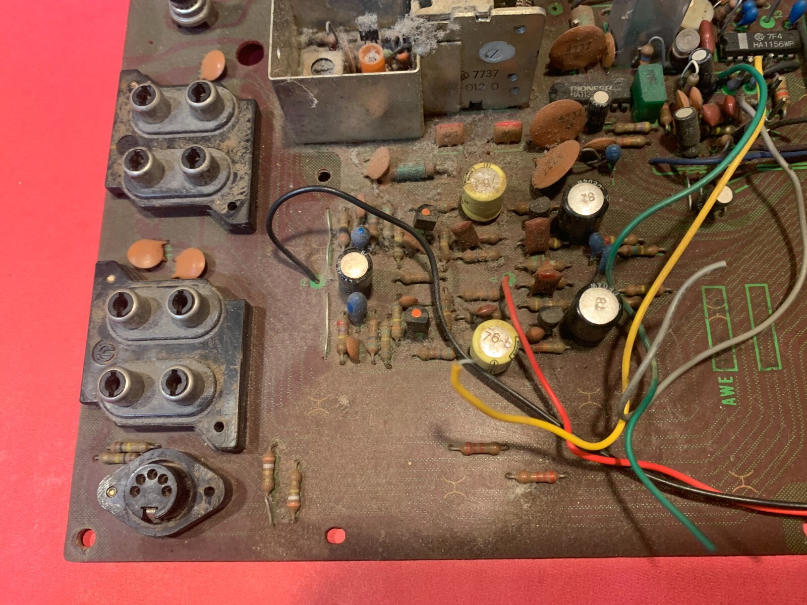 Pioneer SX-450 Stereo Receiver -Parting Out – Tuner Board + Switches