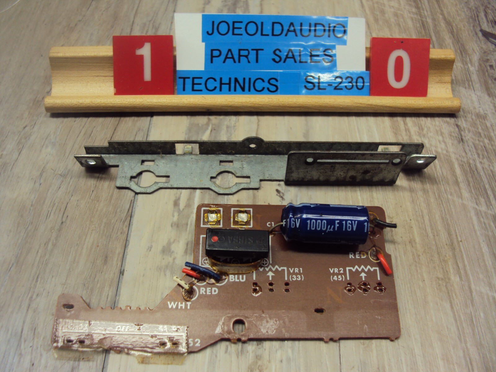 Technics SL-230 Turntable Speed Selector & Fine Adjust Board. Read Below