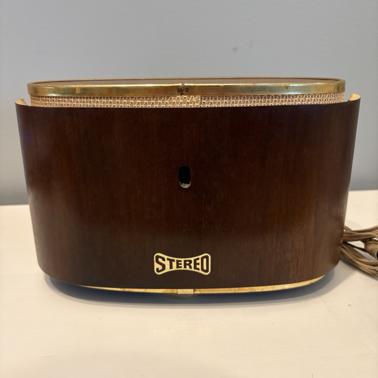 Telefunken Allvox Strahler RS1 Speaker Vintage MCM West Germany – UNTESTED