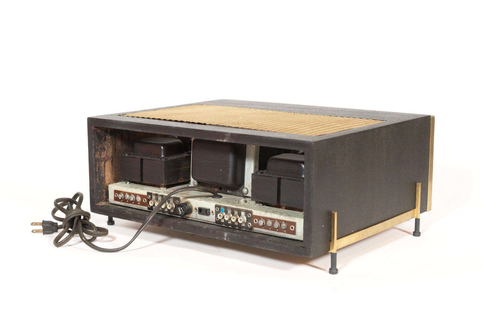 Very Rare Madison Fielding 320 Vintage Stereo Tube Amp w/Blond Panel & Magic Eye