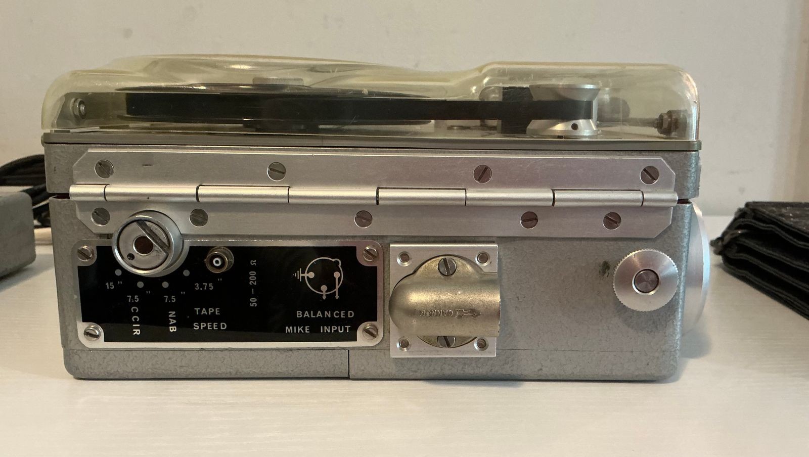 1960 Kudelski Nagra III Reel-to-Reel Tape Machine Analog Recorder w/ Accessories