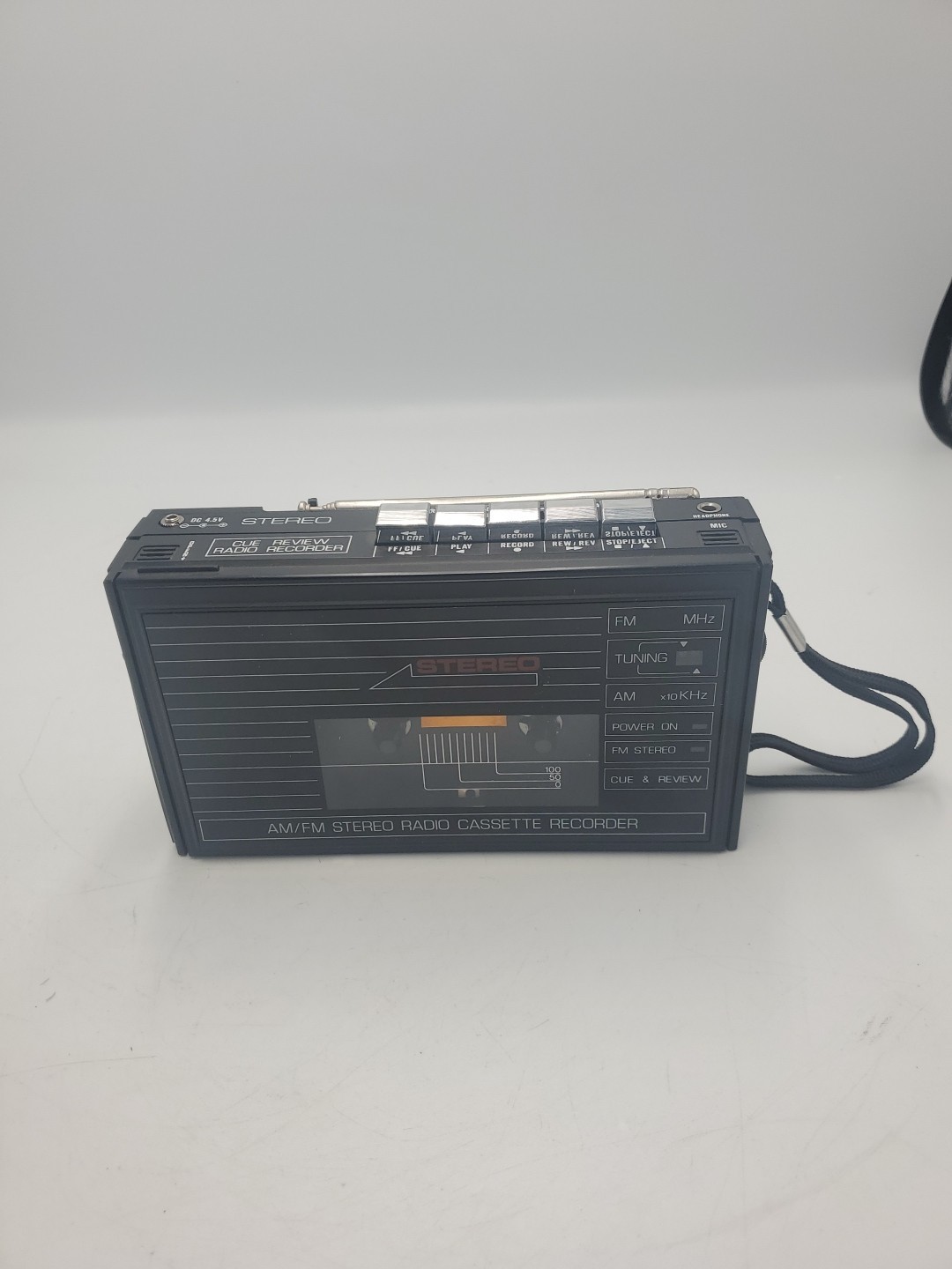 Vtg Verit AM/FM Stereo Radio Cassette Recorder RARE Tested Working Model 8030