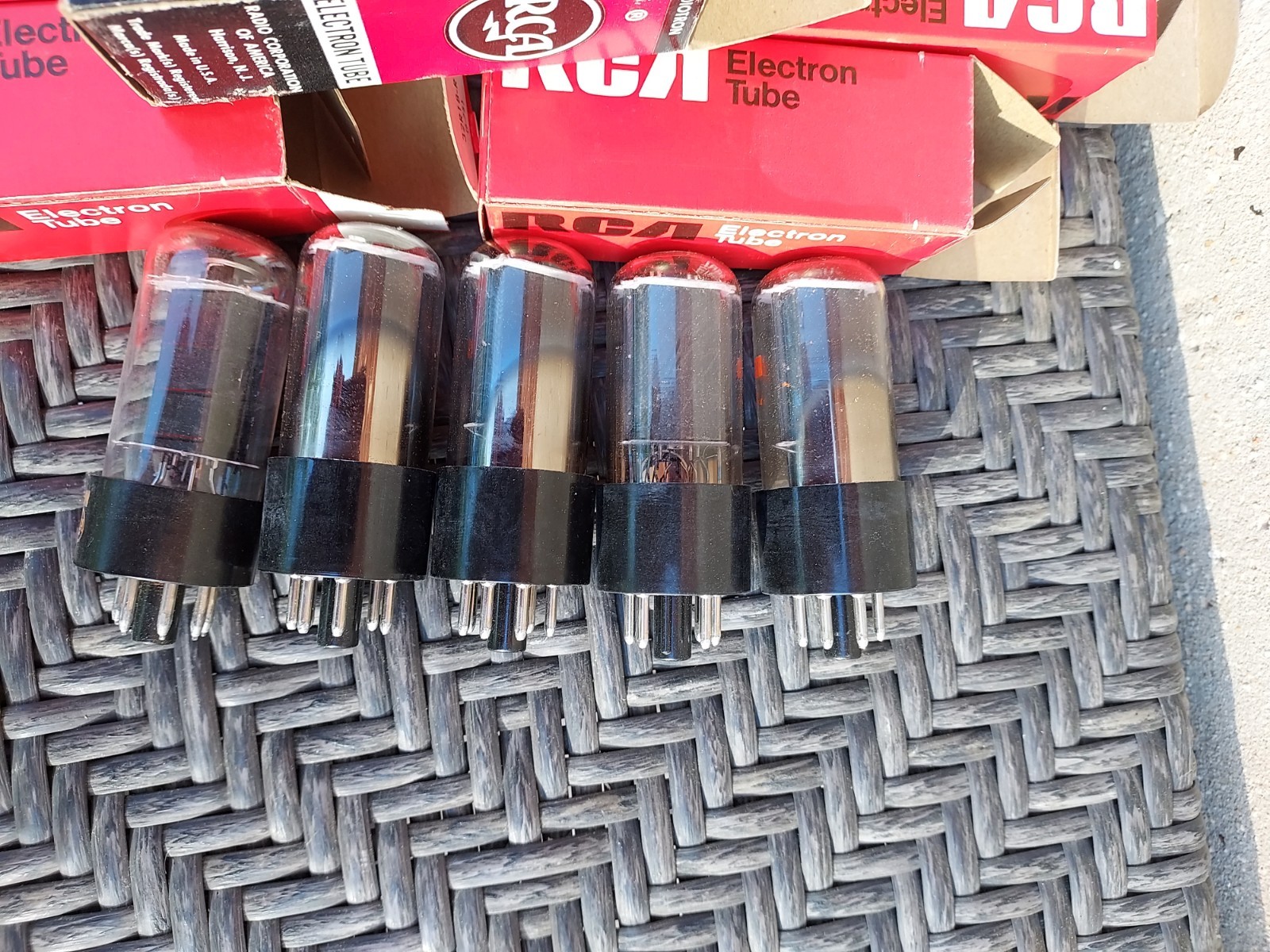 RCA 6W6GT Amplifier Electron Tubes – lot of 5