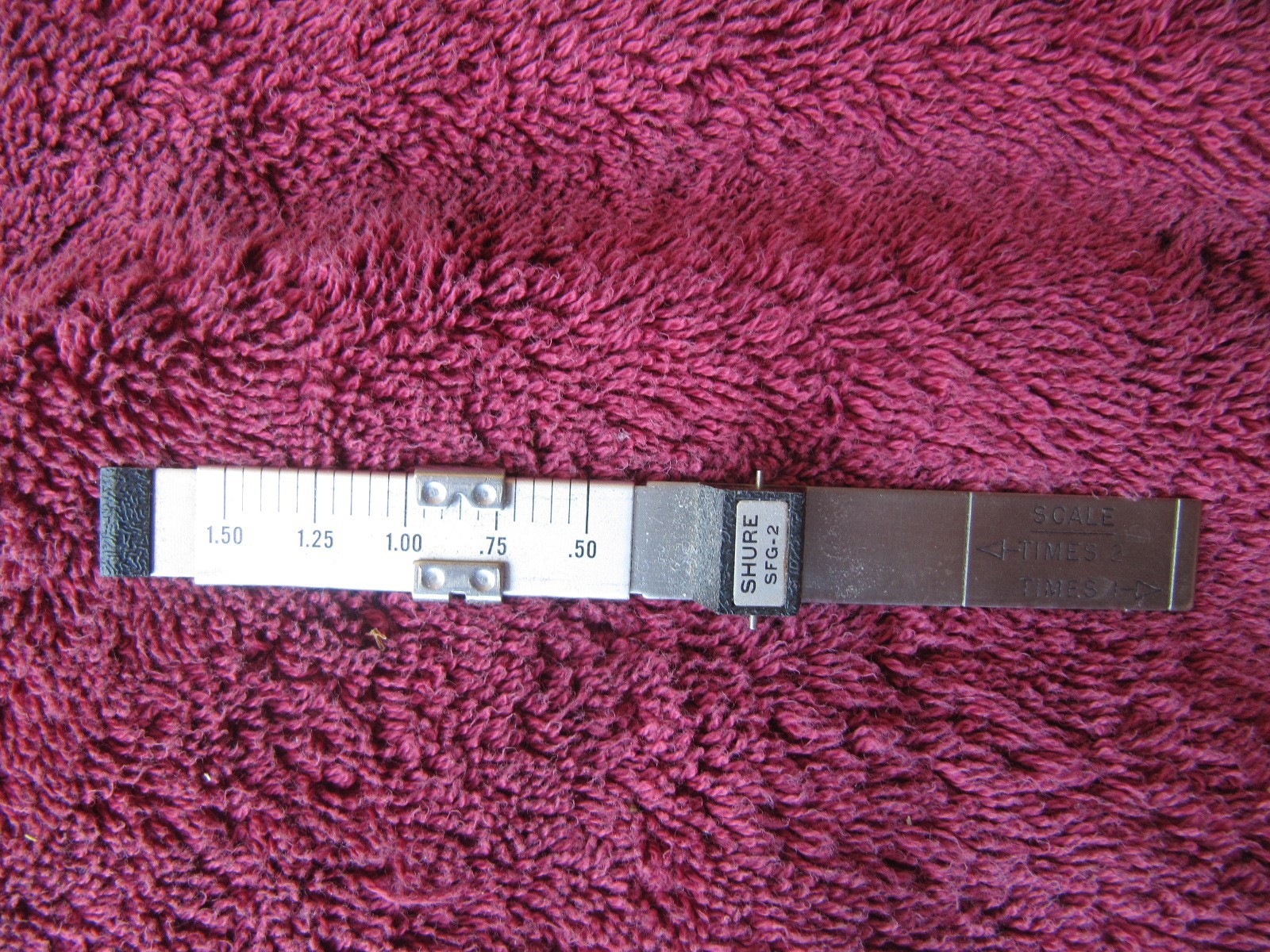 SHURE STYLUS FORCE GAUGE SFG-2 **Incomplete** cartridge turntable 0-3 gr