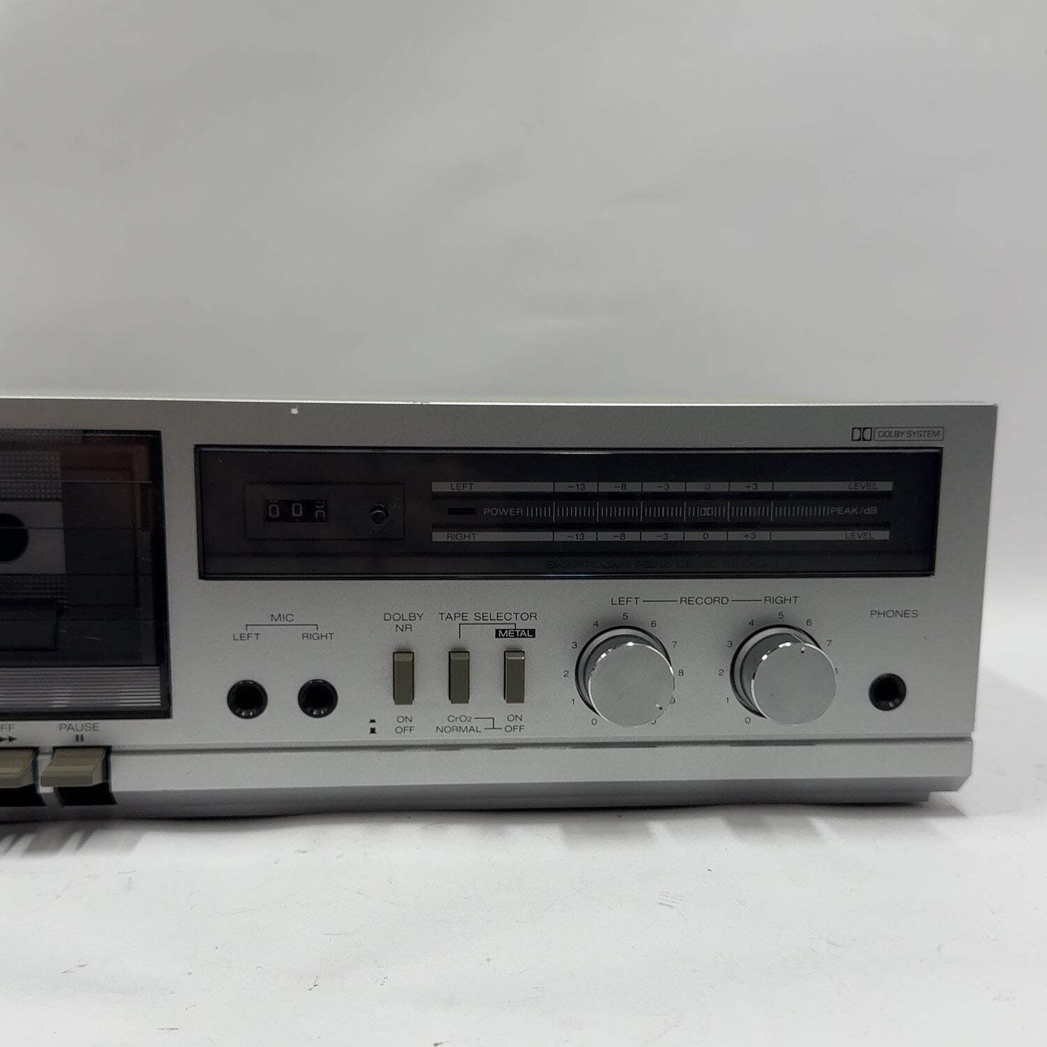 Sharp RT-100 METAL Stereo Cassette Deck Tape Player Recorder