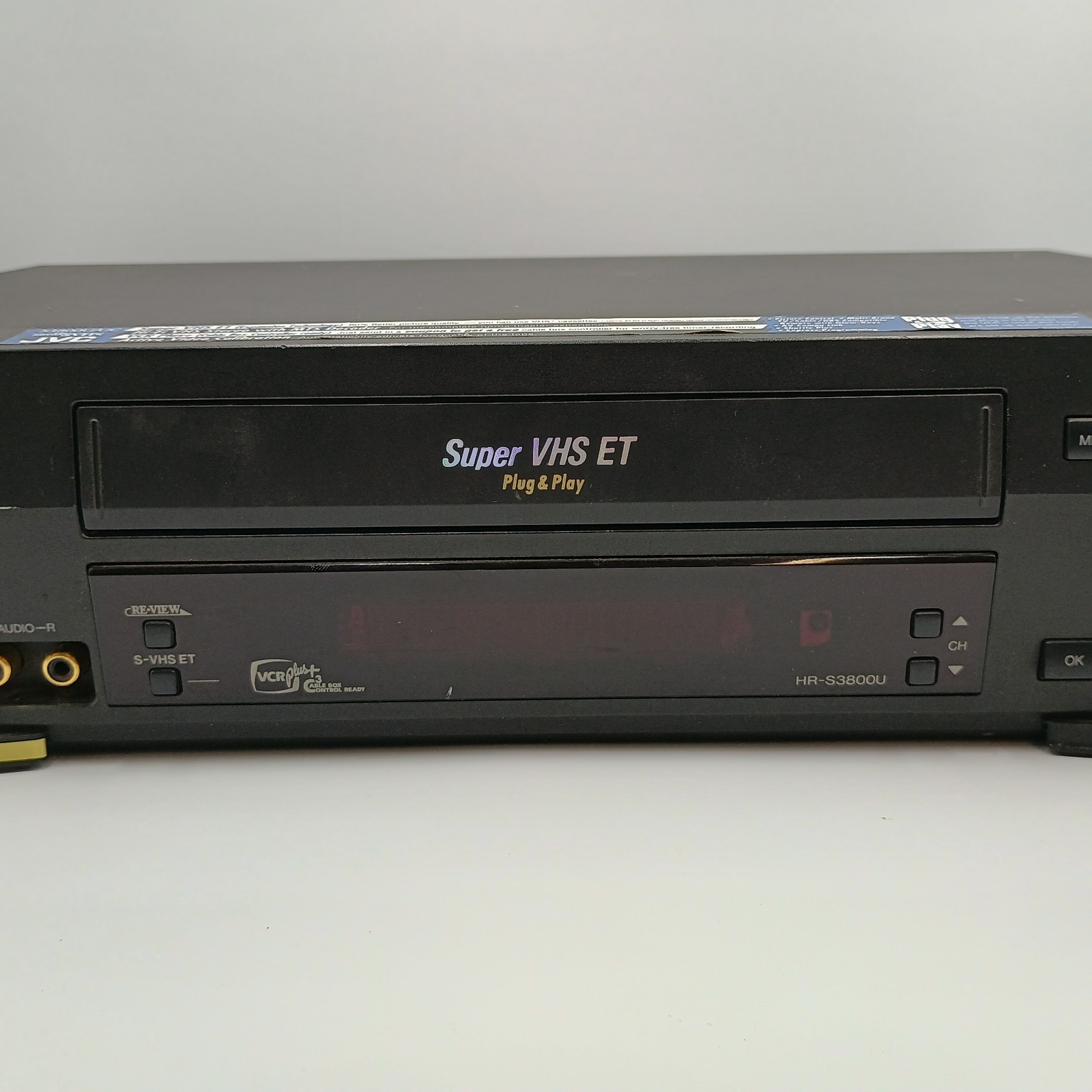 JVC HR-S3800U Super VHS ET Hi-Fi VCR Parts/Repair Load Mechanism Stuck