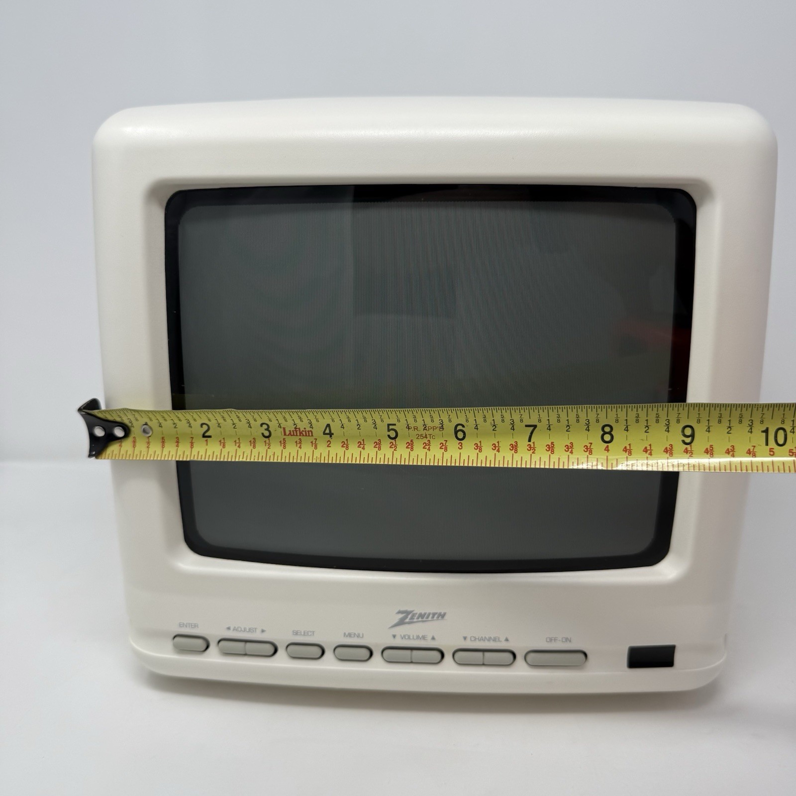 Zenith 9” CRT Color TV SL0953X Power Cable Gaming Tested No Remote Coaxial READ