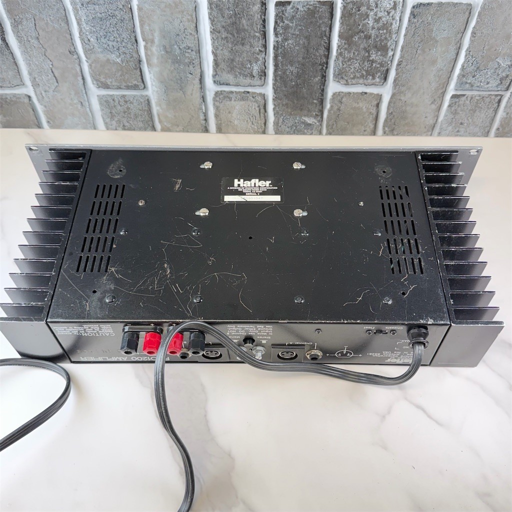 Hafler PRO1200 Professional Stereo Power Amplifier Rack Mount Tested