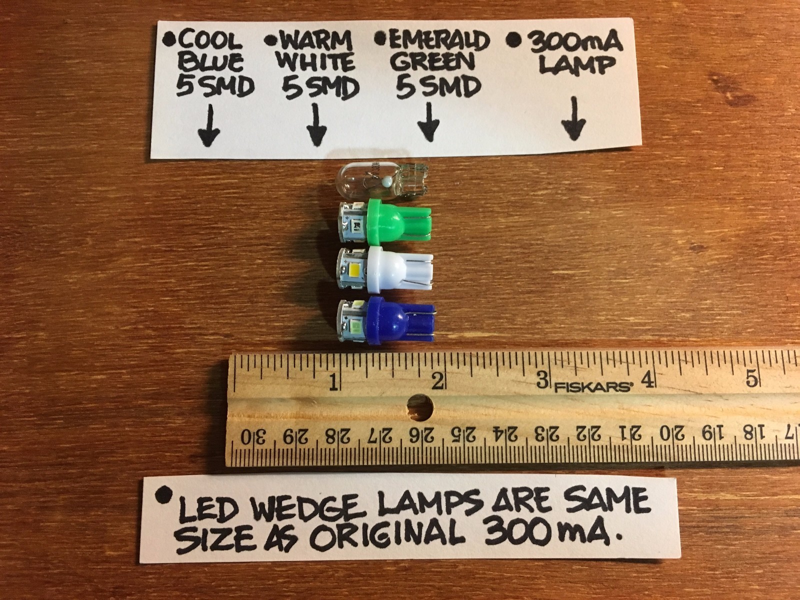 (50) 8V LED WEDGE DIALLAMPS/Pioneer-SX-450 SX-550 SX-650 SX-580 SX-680 SX-750