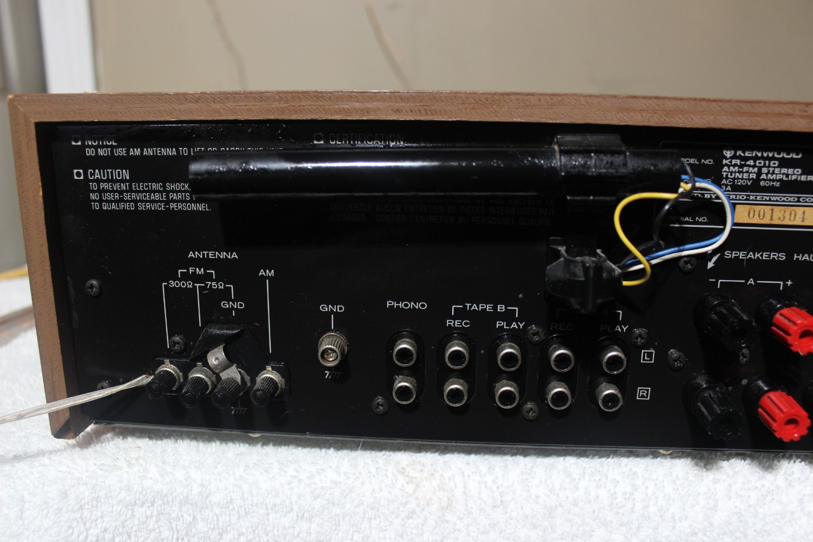 Gorgeous Kenwood KR-4010 Vintage AM/FM Stereo Receiver