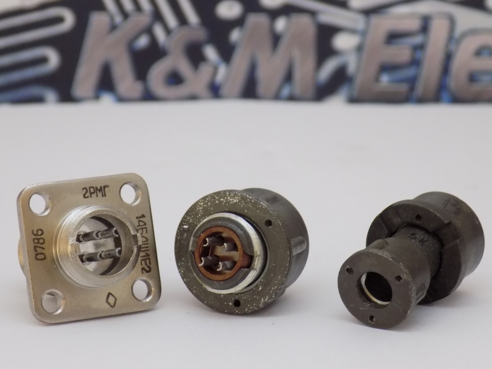 2RM14 4-Pin Connector Male + Female Set