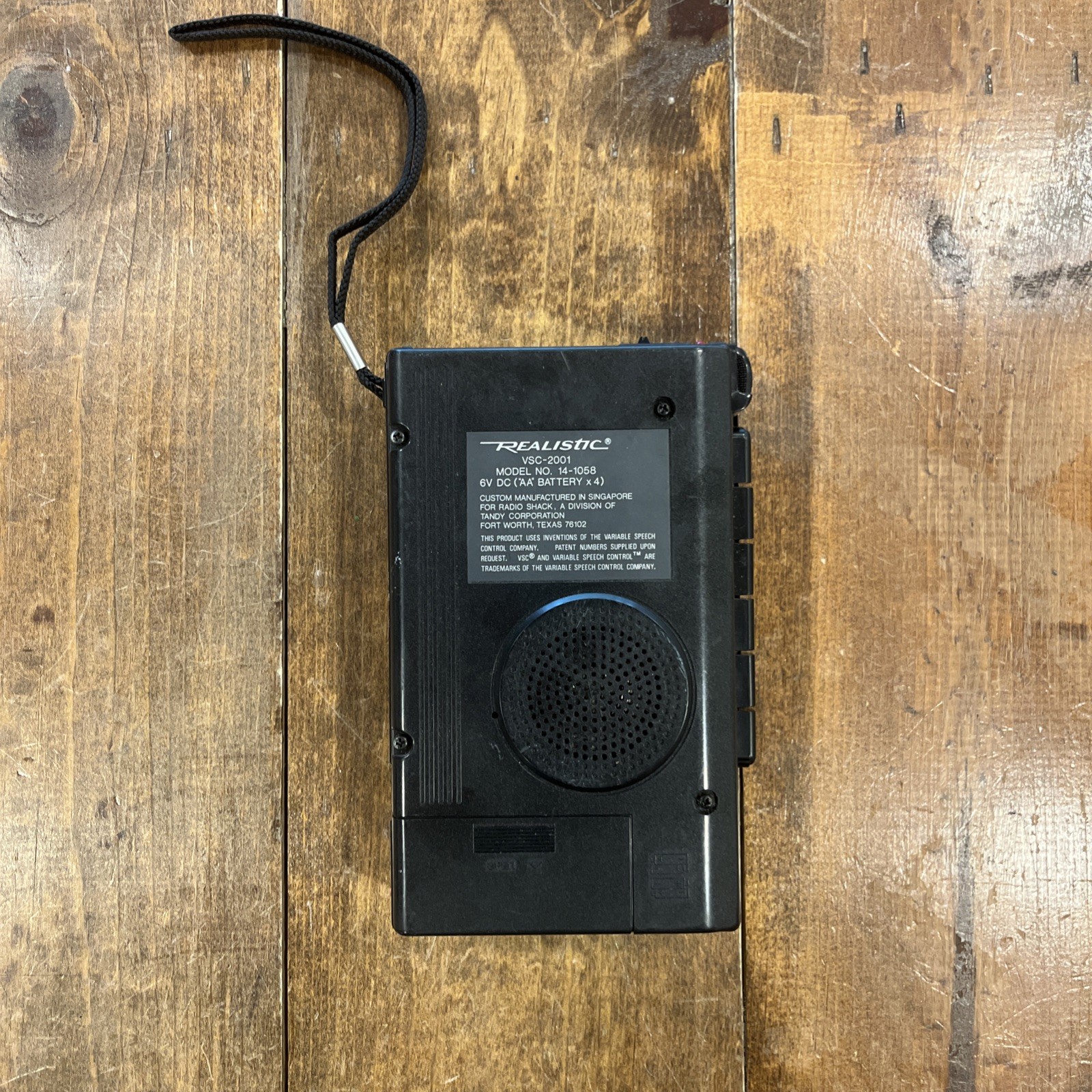Realistic VSC-2001 Cassette Tape Player Recorder Model 14-1058 Tested Working