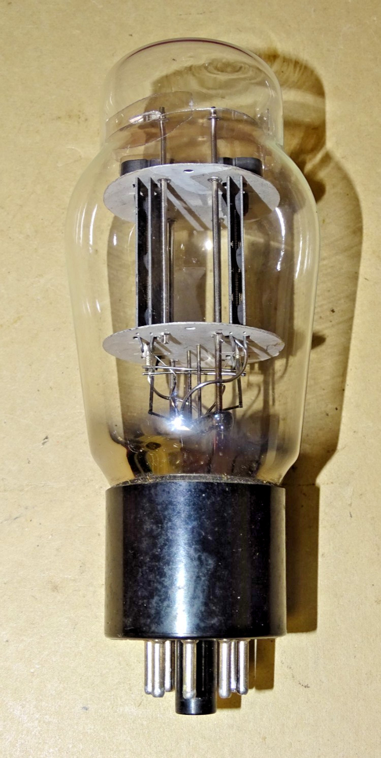Western Electric Type 421A Dual Power Triode Tube, Good
