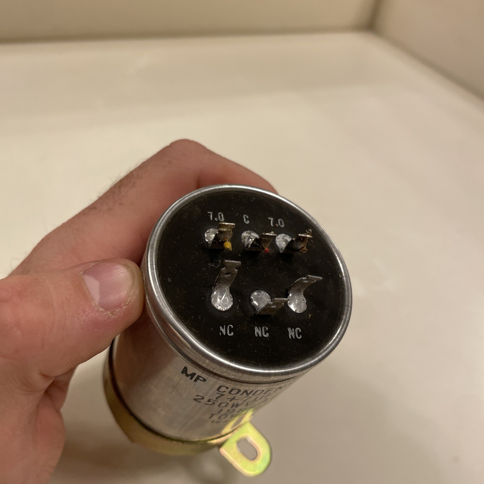 Teac A-3440 MP Condenser 250WV AC 7+7uF Replacement